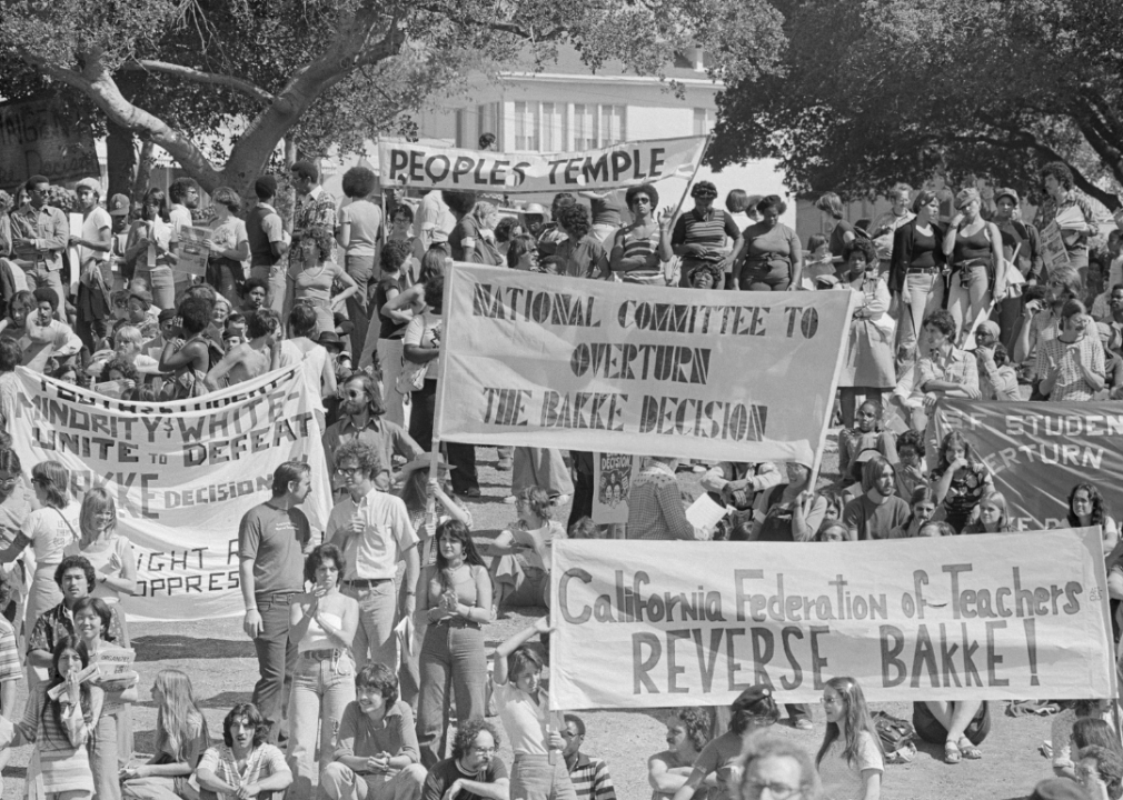 1978: Regents of the University of California v. Bakke